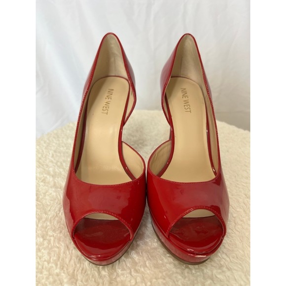 Nine West Constance Platform Peep Toe Pumps - Picture 5 of 10